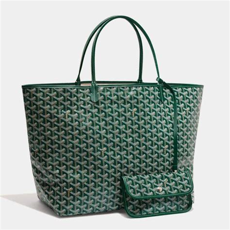 goyard green small bag|Goyard pm tote price.